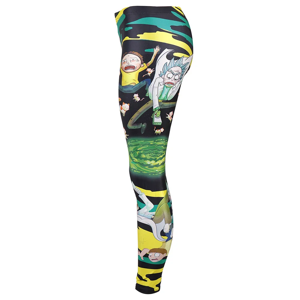 PLstar Cosmos Leggings Women Rick And Morty Plus Size Leggin Workout Cartoon Printed Fitness Legging PLstar Cosmos Leggings Women Rick And Morty Plus Size Leggin Workout Cartoon Printed Fitness Legging