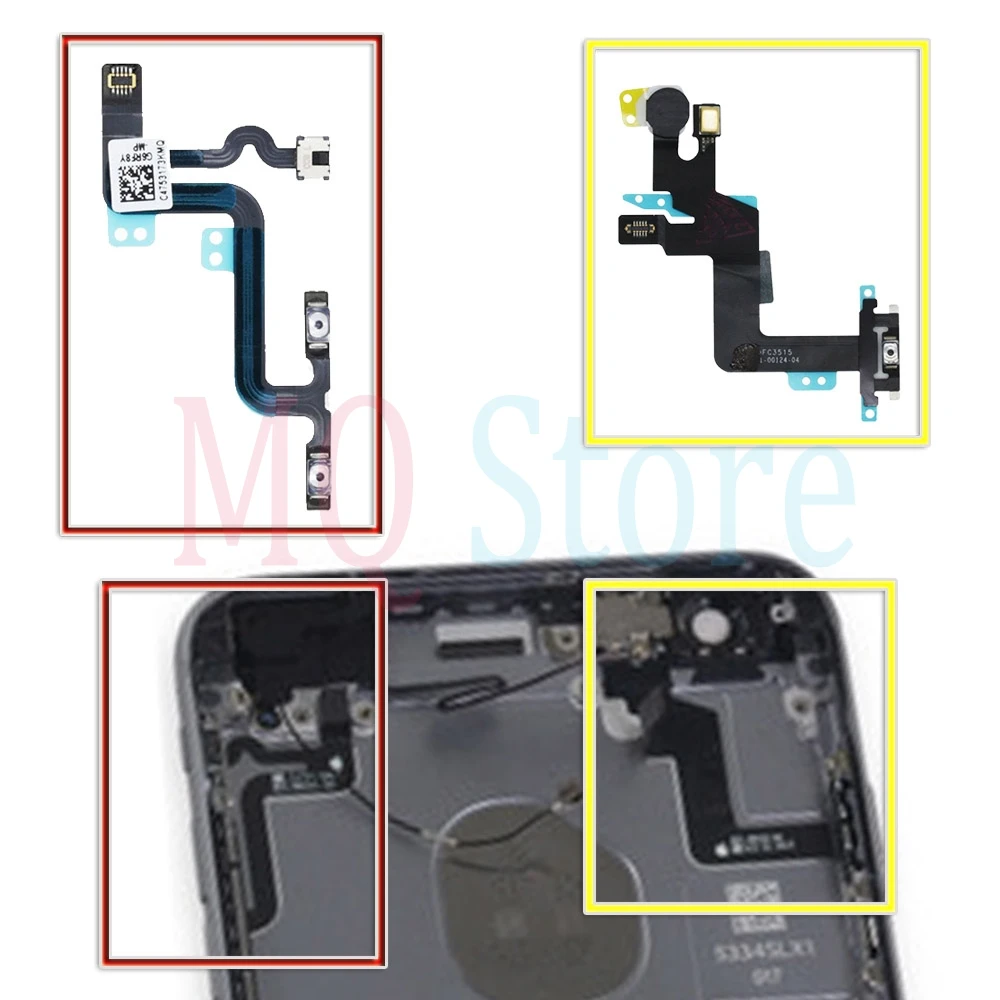 Для iPhone 6 6s 7 Plus высокое качество кнопка отключения звука и громкости включения