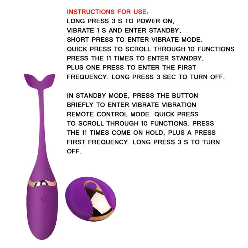 Sex Toys Vagina Balls USB Charging Wireless Control Small Whale Jumping Egg G point Vibration Masturbation Fish Tail (7)