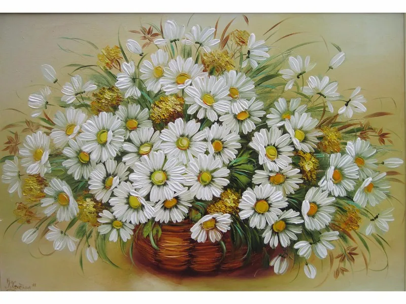 Framed-Colorful-Flower-Diy-Painting-By-Numbers-Hand-Painted-Oil-Painting-On-Canvas-Home-Decor-Wall