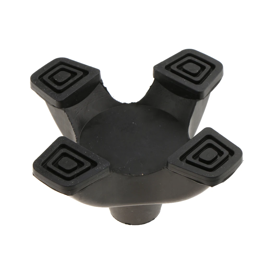 2 Pcs Stable 4 Point Quad Rubber Replacement Foot Pad for Walking Canes Crutch