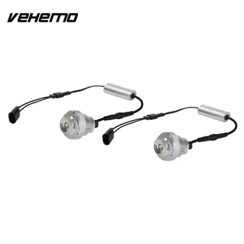 

VEHEMO Halo Ring Lamp Marker Bulb 6500K Angel Eye Light Headlight 20W Car Light 2PCS LED Bulb for BMW E60-A20 Electronic lamp