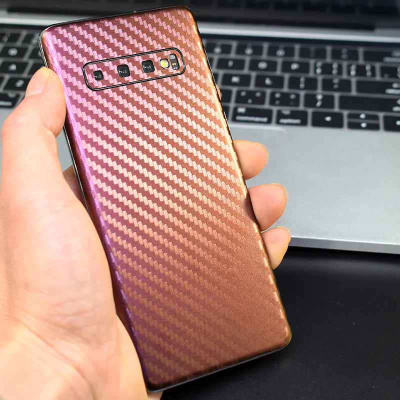

NOTOW fashion Discoloration sticker skins protective film wrap skin back Sticker For Samsung Galaxy S10/S10plus/S10E/Note9/s9