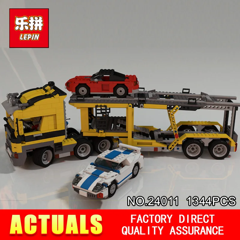 

Lepin 24011 1344Pcs Technic Series The Three in One Highway Transport Set Educational Building Blocks Brick Toys Model Gift 675