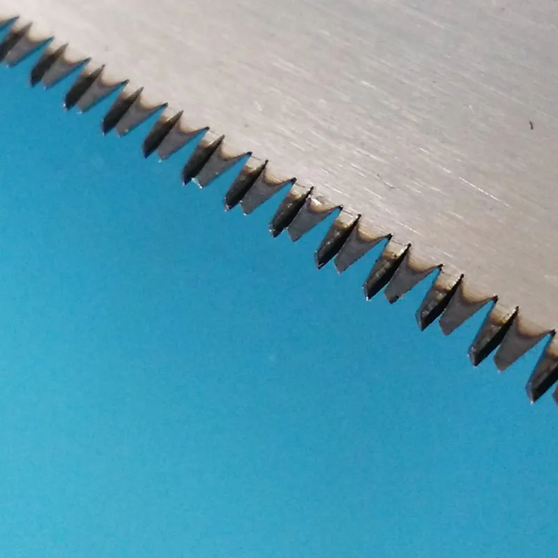 Мини деревообрабатывающие ручные пилы двухсторонняя сталь SK5 Шипованная пила мелкий зуб деревянная ручка