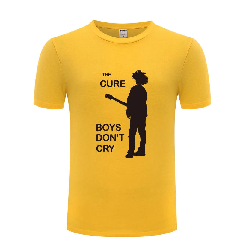 Футболка для мальчиков «не плакать-The Cure Rock Music», Мужская футболка, новинка года, хлопковая Повседневная футболка с короткими рукавами и круглым вырезом - Цвет: HUAY HET