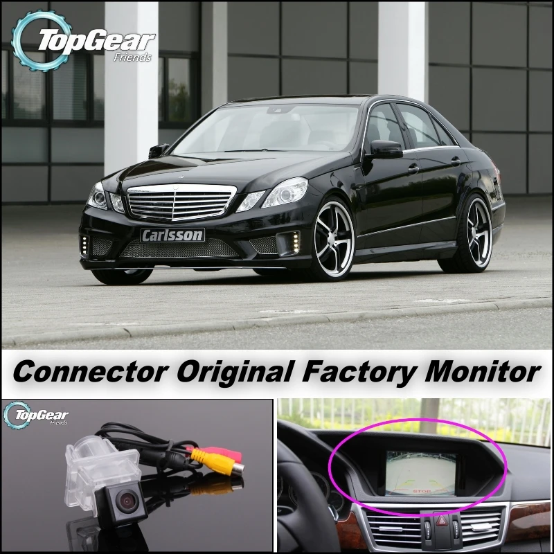 ##BUY Car Camera Connect Original Factory Screen Monitor For Mercedes Benz E Class MB W212 High Quality Rear View Back Up Camera