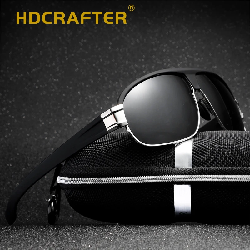 HDCRAFTER 2018 мужские солнцезащитные очки пилота поляризационные uv400 высокое качество