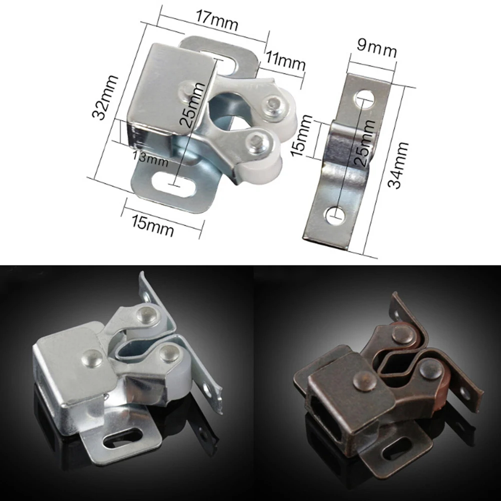 

Cabinet Door Magnetic Catch Stopper Roller Latch Cupboard Furniture Fitting
