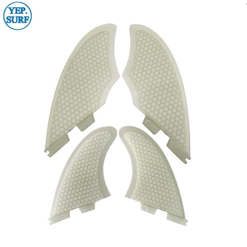 

Surfboard FCS2 Fins TWIN FIN+Keel Fin FCS2 Fin Set Sell Surf White Color