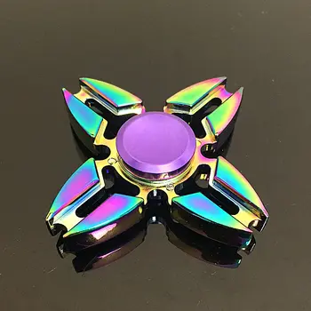 

Fidget Spinner Metal Rainbow Dragon Hand Finger Spinners Autism ADHD Focus Anxiety Relief Stress SZJD