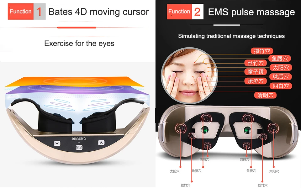 Carregamento sem Fio Instrumento de Proteção para os Olhos Prcmisemed Recuperação Treinamento Tratamento Ems Pulso Criança Miopia Massageador 3d Mod. 1257966 7 High Quality Beleza e saúde