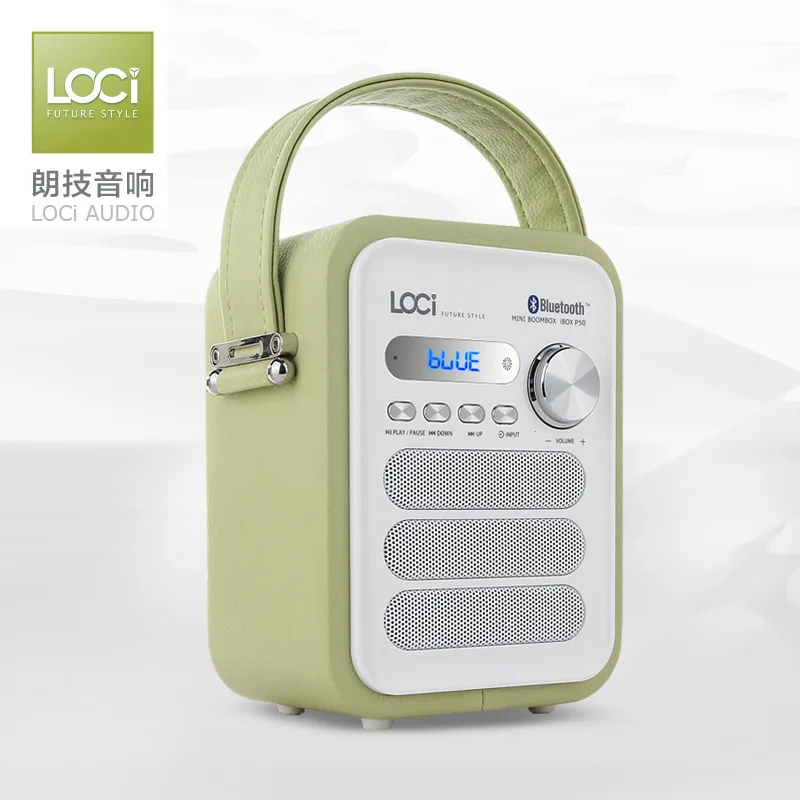 

Mini Speaker Bluetooth Wireless Remote Control Card Radio Long Standby FM Radio for Phones with Microphone Loudspeaker Supported