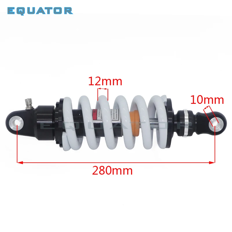 1000LBS Регулируемый демпфирования 280 мм передние амортизаторы Амортизатор/подвеска для 110/125/140/150/160cc KLX110 CRF50/70 Dirt Pit велосипеды