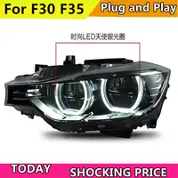 doxa Car Styling for BMW 316i 320i 328 335 Headlights 2013-2015 F30 F35 LED Headlight LED Angel Eyes Headlight assembly