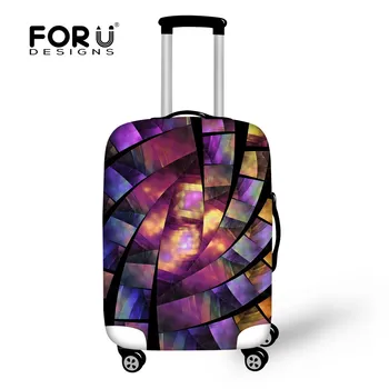 

FORUDESIGNS Travel Luggage Cover for 18-30 inch Dustproof Protector Cover Thick Elastic Cover Luggage Accessorie (only cover)