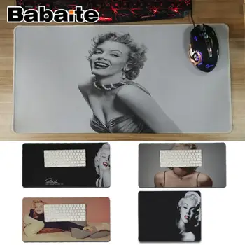 

Babaite New Designs Marilyn Monroe With a Cat and friend Lovely Comfort Mouse Mat Professional Gaming Mousepad Keyboard Mat