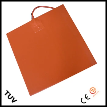 

330mm * 330mm,600W 220V, Silicone Heater 3D Printer Heatbed,heating mat with 100k thermistor and adhesive good quality heater