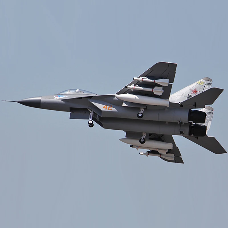 LX/полет в небе хобби серый камуфляж/красный Mig 29 Твин 12 blade 70 мм EDF комплект