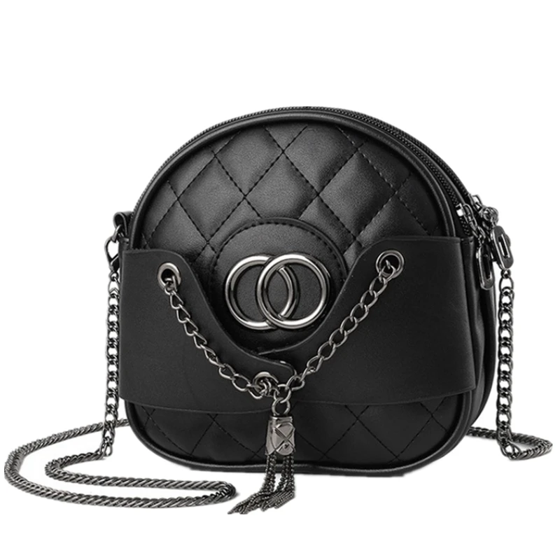 

New 2018Women's Vintage Messenger Bag Mini Bow Tie Bucket Shoulder Bags Pu Leather Females Crossbody Bags Bolsas Feminina