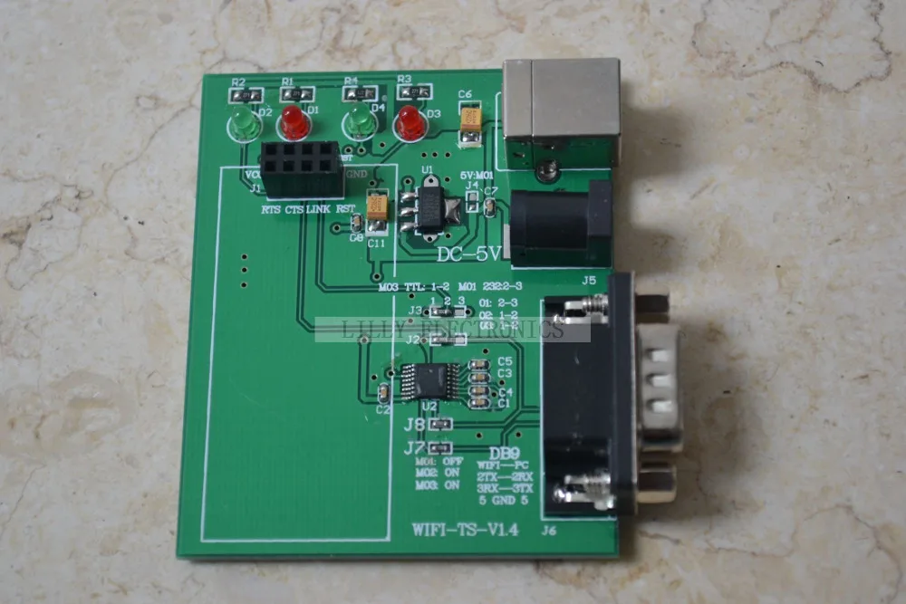 Тесты платы для UART Wi-Fi