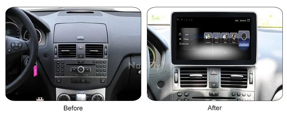 Discount Free shipping 4G LTE 3+32G Android Car multimedia player radio GPS Navigation for Mercedes Benz C-Class W204 S204 2008 2009 2010 6