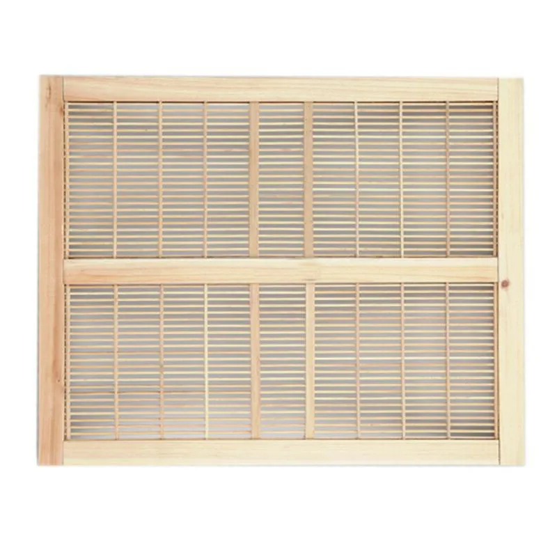 

High Quality Trapping Bee Queen Excluder Grid Equipment Frame Beehive 51*41cm 1pc Wood Bamboo Bee Queen Excluder