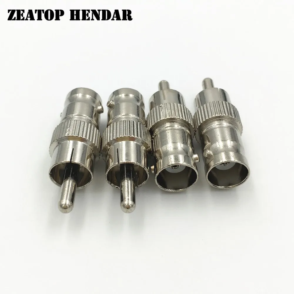 50Pcs RCA Male Jack to BNC Female Plug Coax Adapter Coupler Nickel-Plated Connector | Обустройство дома