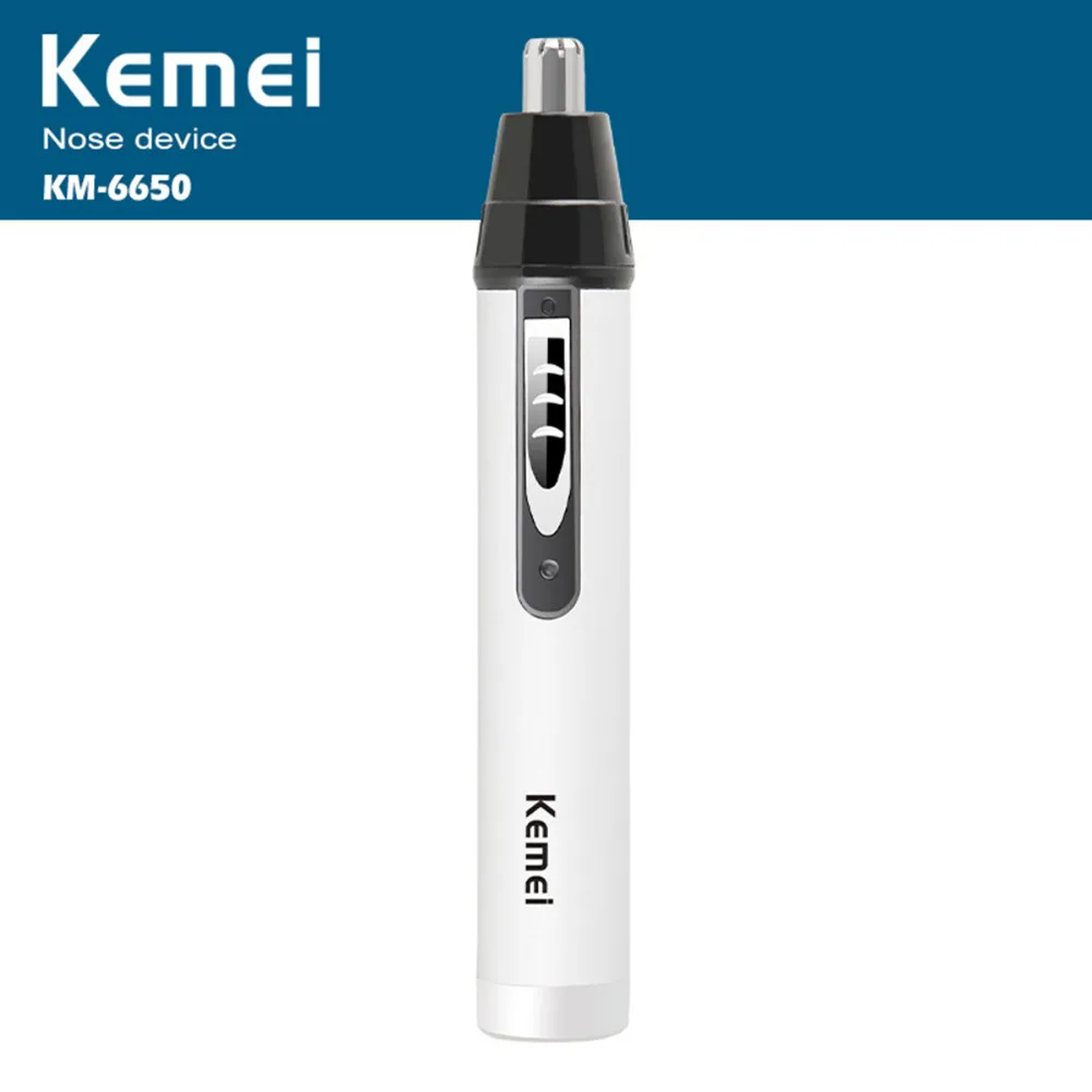 

Kemei-6650 4 in 1 Fashion Nose Trimmer Electric Shaving Safe Face Care Chlippe Trimmer For Nose Hair Trimer for Man and Woman