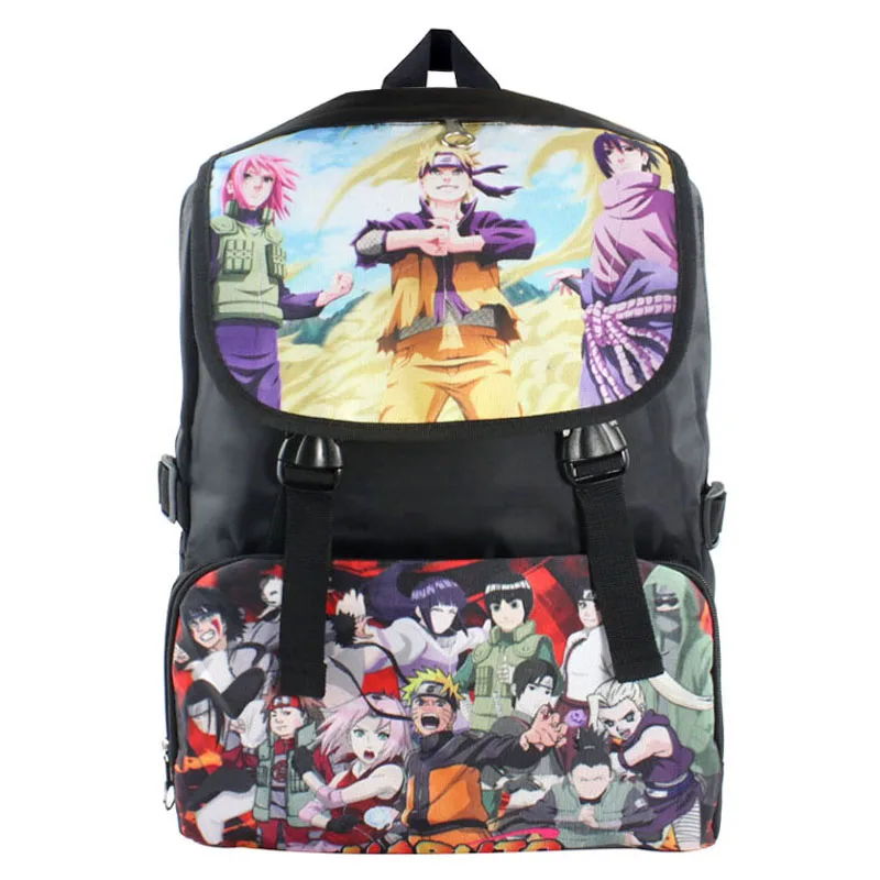 Anime Naruto Shippuden Uzumaki Naruto/Itachi/Sasuke etc Waterproof Laptop Backpack/Double