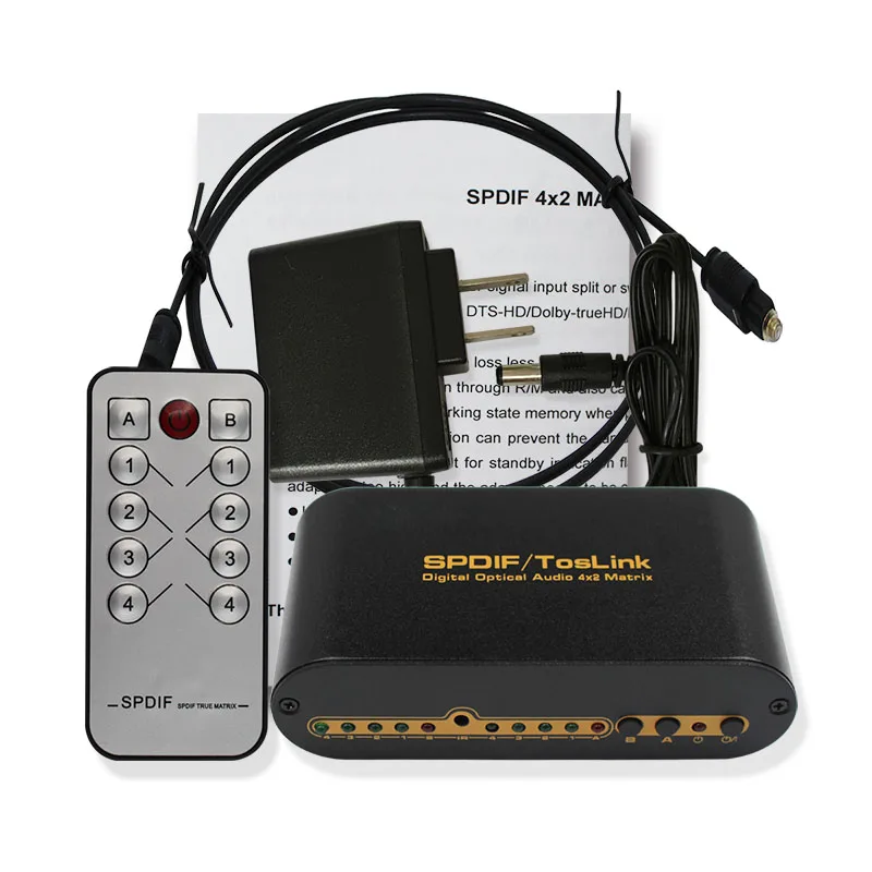 Digital optical audio matrix ZX_QT42R US-800