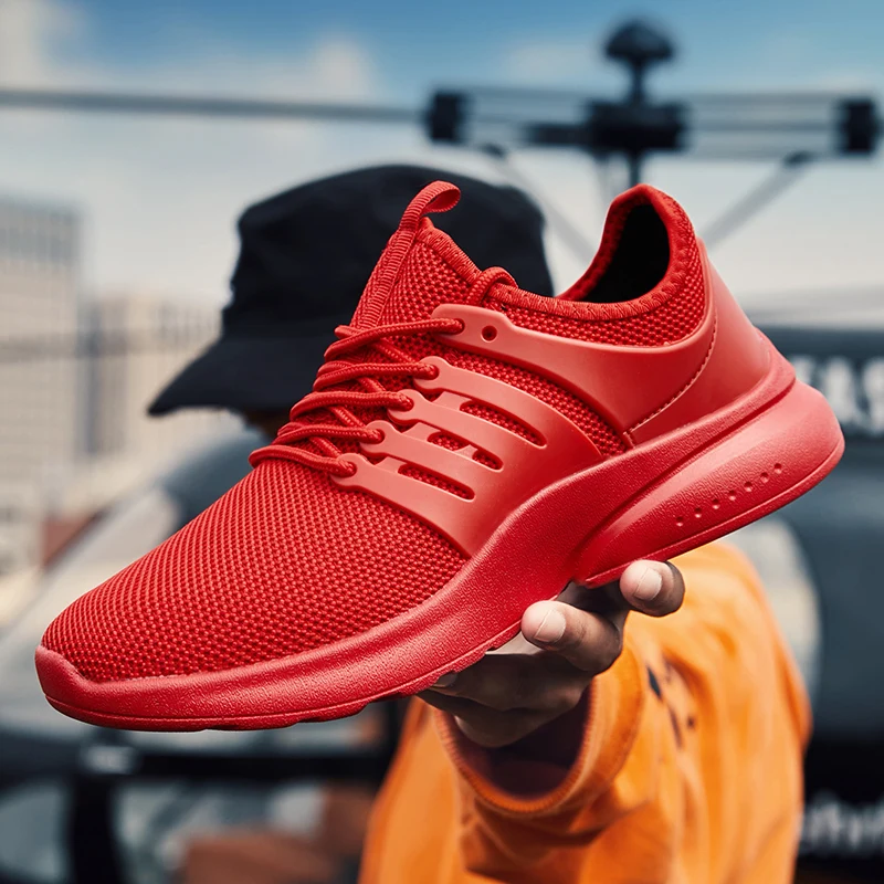 

Sneakers Men Shoes Casual Brand Men Shoes Air Cushio Mesh Flats Shoes Breathable Slip On Spring Shoes Hot sale