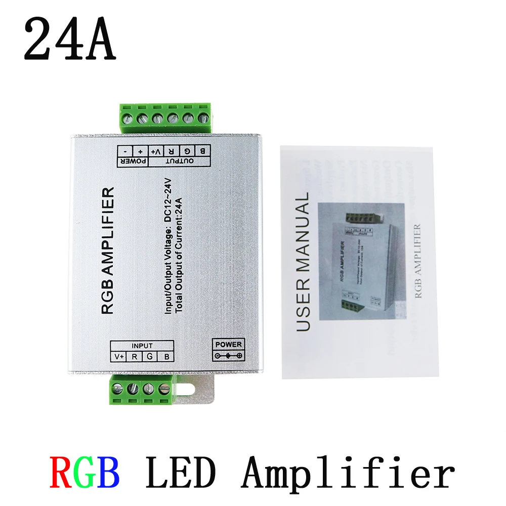 Светодиодный rgb-усилитель DC12-24V 24A RGB усилитель для rgb-светодиодных лент