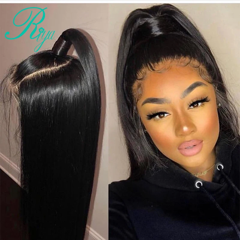 straight lace frontal human hair wig (8)