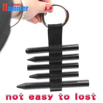 

PDR KING Tools White Paintless Dent Removal Pen 5 pcs PDR KING Tap Down Tool Set with nylon strap