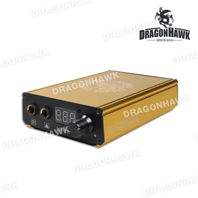 Дизайн батареи заряд питания коробка Dragonhawk Lcd магнит татуировки Мощность Пулемет Питание