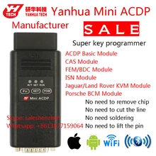 Super key programmer Yanhua Mini ACDP for BMW CAS1/2/3/4/4+ FEM BDC ISN code reading/LandRover Jaguar KVM/ Porsche BCM