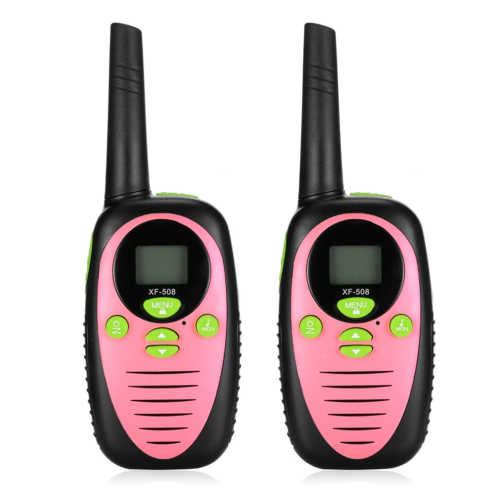 

2019 XF - 508 Baby Monitor 2pcs Children Walkie Talkies 2-Way Radio 8 Channels 3KM Range Belt Clip With Adjustable Volume