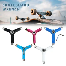 HOT Skateboard Repair Y Shape Tool Portable Multifunctional Accessory with L Type Wrench HV99