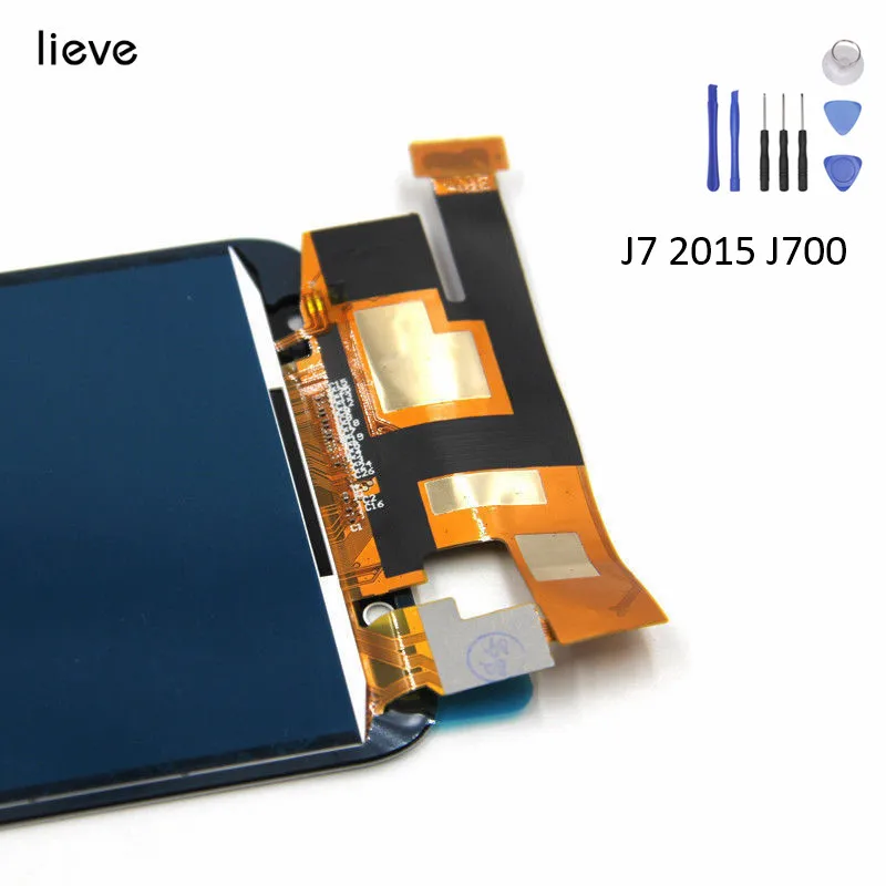 

100% Tested LCD Touch Screen Digitizer Assembly for Samsung Galaxy J7 2015 J700 with Free Shipping