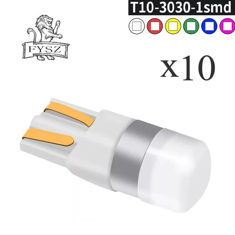 

FYSZ new T10 LED car width indicator lamp 1smd 3030 LED car light constant current decoder small bulb
