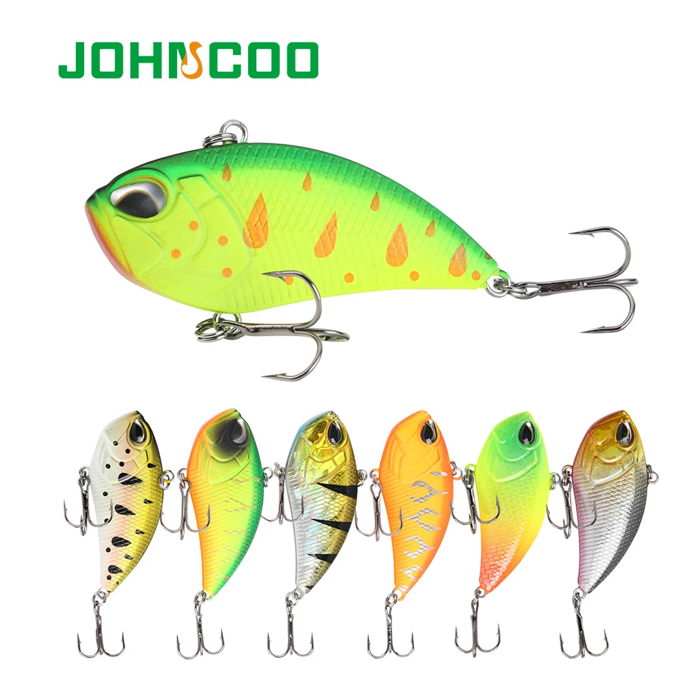 Johncoo 50sシンキングバイブレーションルアー釣りルアーハードプラスチック人工餌vibルアークランクベイト Fishing Lures Aliexpress