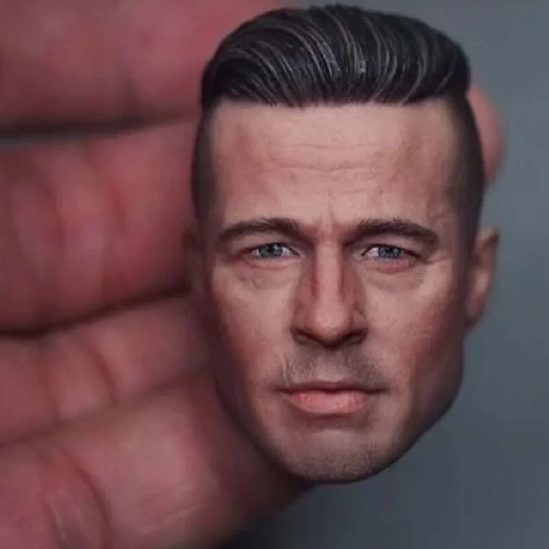 Mnotht 1:6 Scale Fury Brad Pitt Sculpt THREEQ MG002 мужской солдат резьба по головке модель игрушек