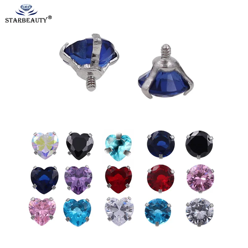 

5pcs/Lot 16G 5mm Internally Threaded Belly Lip Eyebrow Tongue Belly Navel Ring Body Jewelry Piercing Parts Body Piercing Ball
