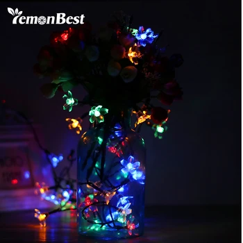 

LemonBest 5M 50LED Fairy String Light Solar Powered Waterproof IP65 xmas christmas Festival Wedding Party home Decor or Outdoor