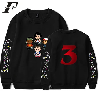

LUCKYFRIDAYF Stranger Things Season 3 fashion men women capless Sweatshirts hoodies casual Long Sleeve Sweatshirt pullover tops