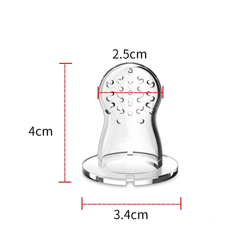 Силиконовый детский успокоитель младенцев Соска-пустышка детские соски Фидер для еда, фрукты пустышки для младенцев для кормления с соской - Цвет: Fruit bag S