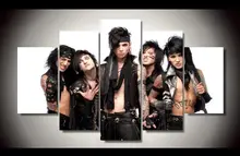 HD Printed Rock band singer 5ps picture painting wall art Canvas Print room decor poster canvas Free shipping/up-1060