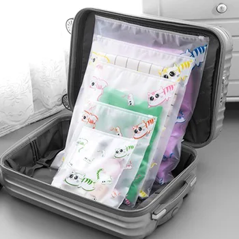 

Cartoon Cat Portable Storage Bags Travel Accessories Luggage Partition Storage Bags for Clothes and Underwear Packing Organizer