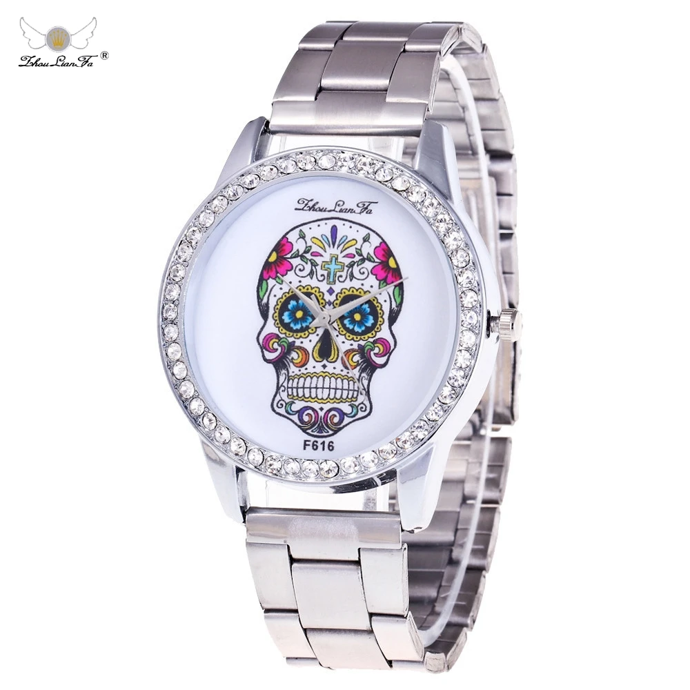 

zhou lian fa Luxury Quartz Watch New Ladies 2019 Fashion Dress WristWatch Women Men Stainless Steel Clockss Relogio Feminino